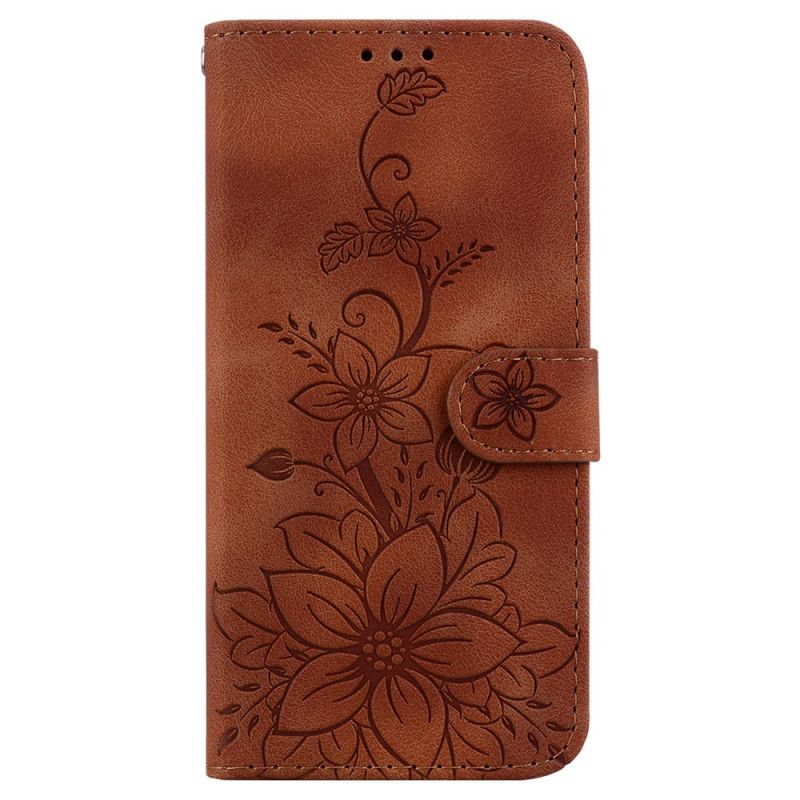 Housse Samsung Galaxy S24 5G Floralie à Lanière