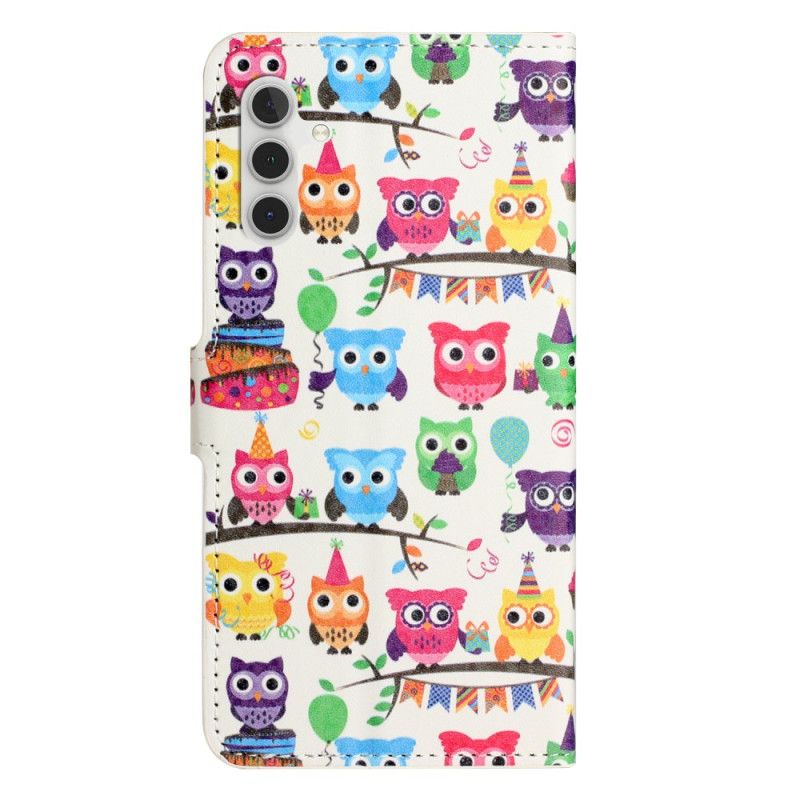 Housse Samsung Galaxy S24 5G Gang de Hiboux