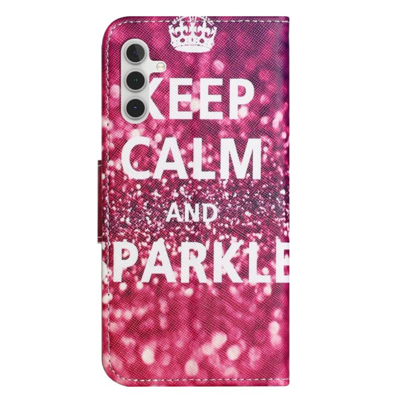 Housse Samsung Galaxy S24 5G Keep Calm and Sparkle