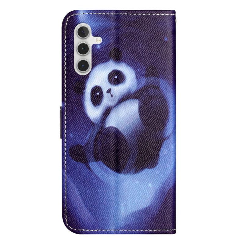 Housse Samsung Galaxy S24 5G Panda Space à Lanière