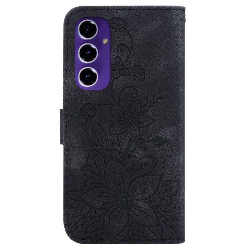 Housse Samsung Galaxy S24 FE Effet Daim Floral