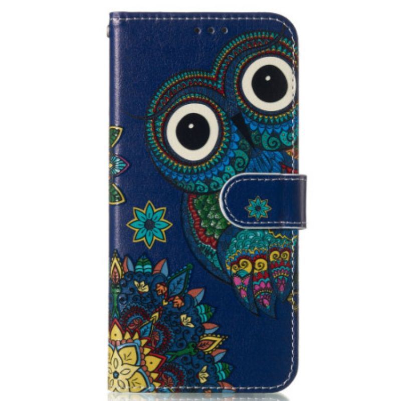 Housse Samsung Galaxy S24 FE Hibou Bleu