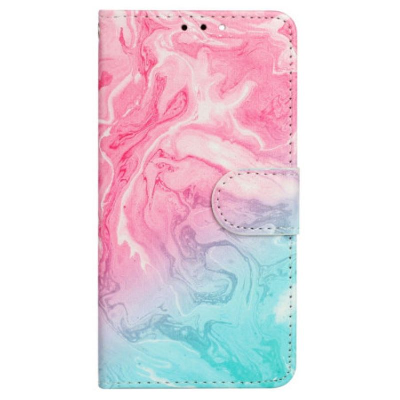 Housse Samsung Galaxy S24 FE Marbre Rose et Vert