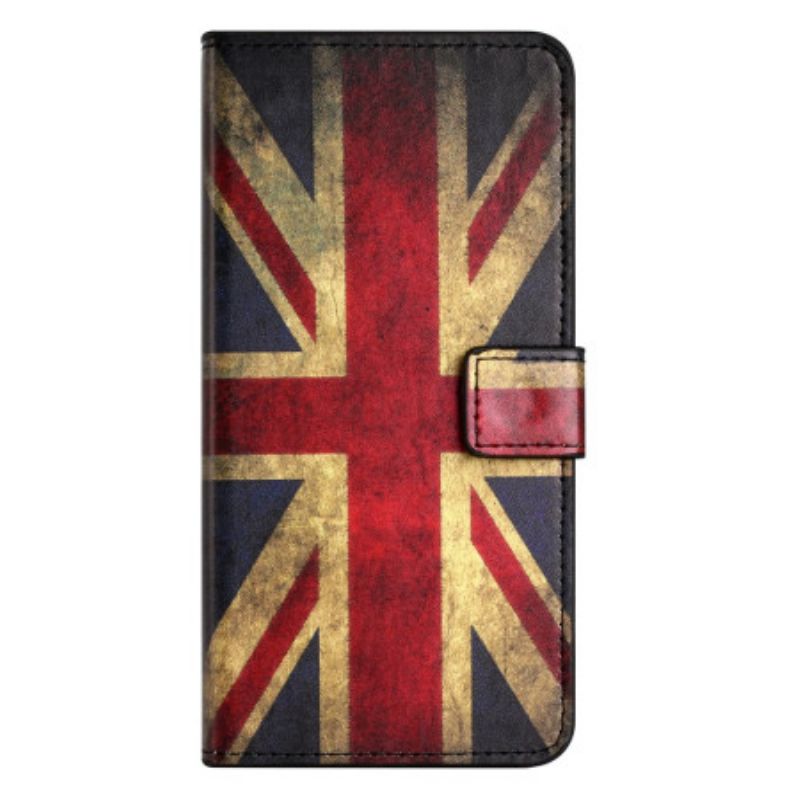 Housse Samsung Galaxy S24 Plus 5G Drapeau Anglais Vintage