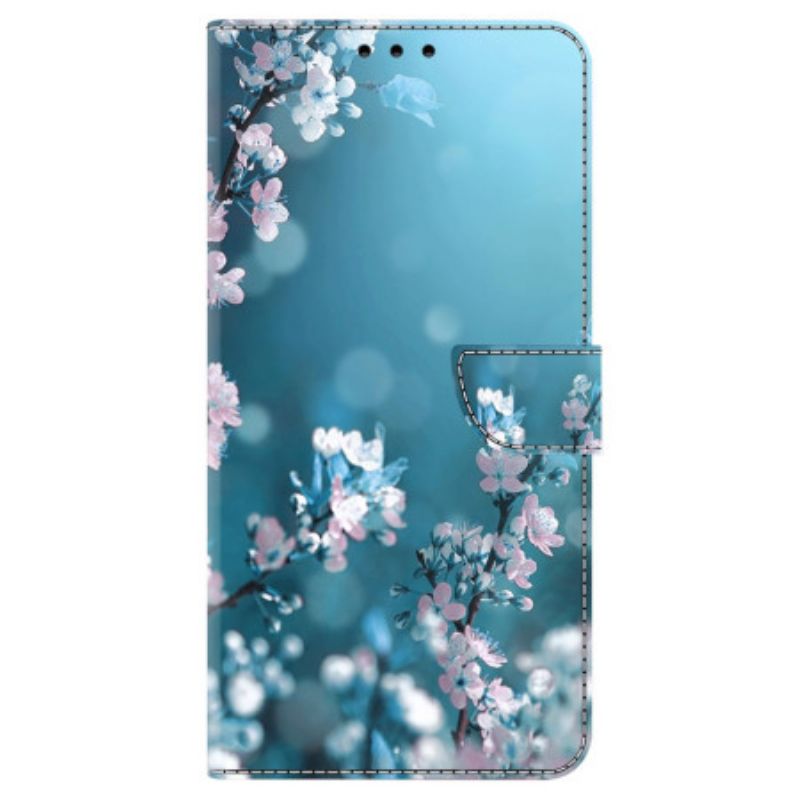 Housse Samsung Galaxy S24 Plus 5G Motif de Fleurs de Prunier