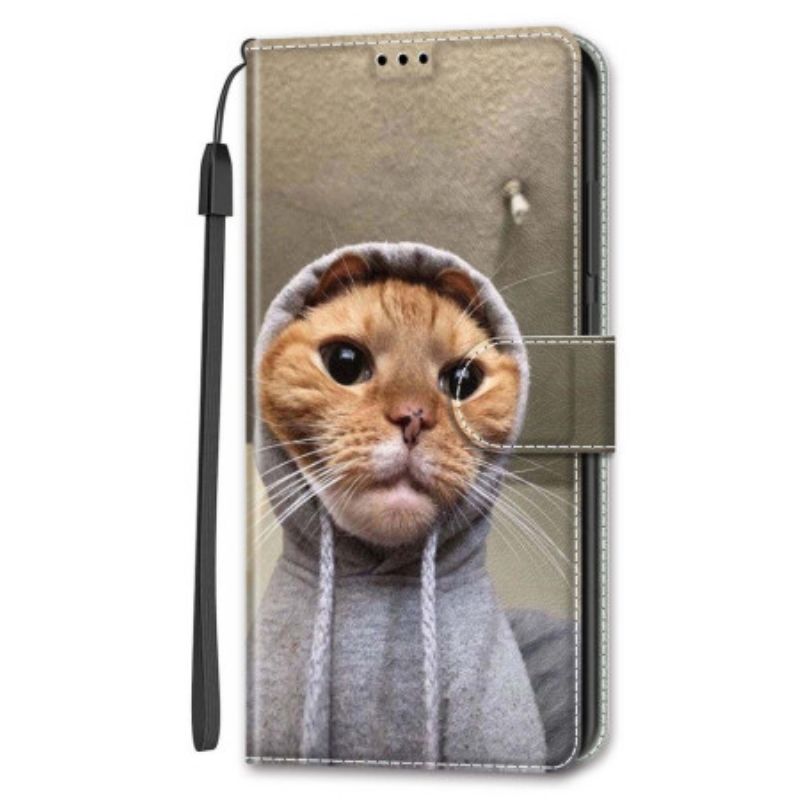 Housse Samsung Galaxy S24 Plus 5G Yo Cat à Lanière