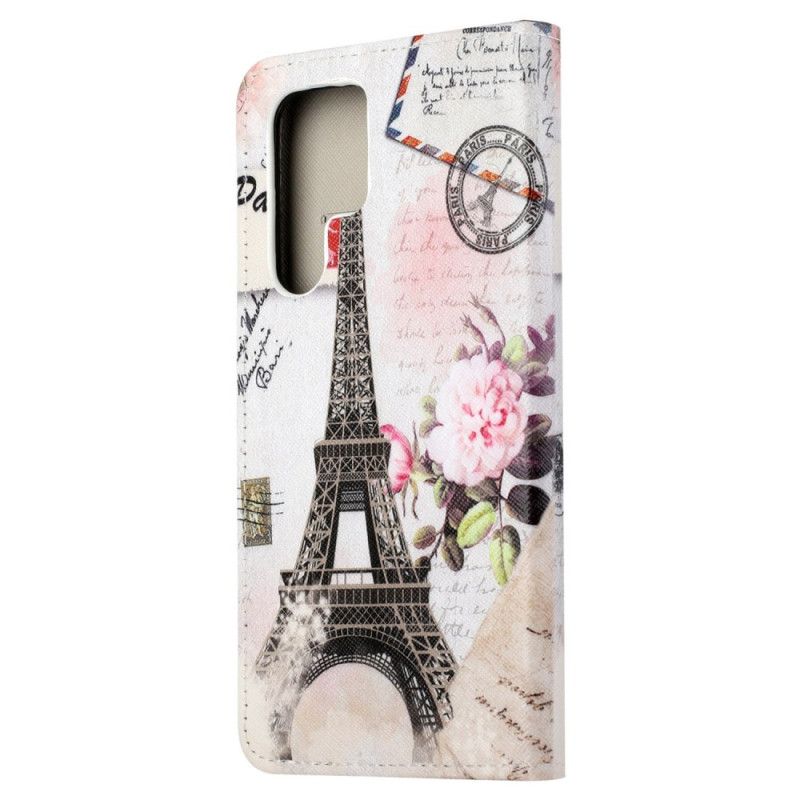 Housse Samsung Galaxy S24 Ultra 5G Tour Eiffel Vintage