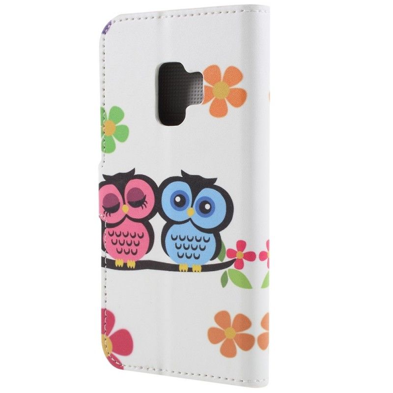 Housse Samsung Galaxy S9 Couple De Hiboux