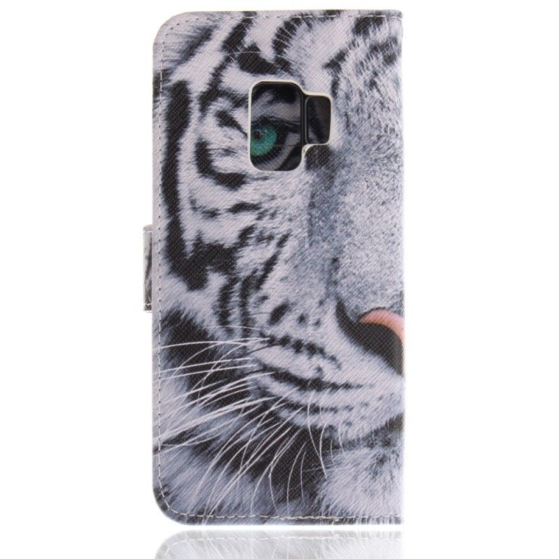 Housse Samsung Galaxy S9 Face De Tigre