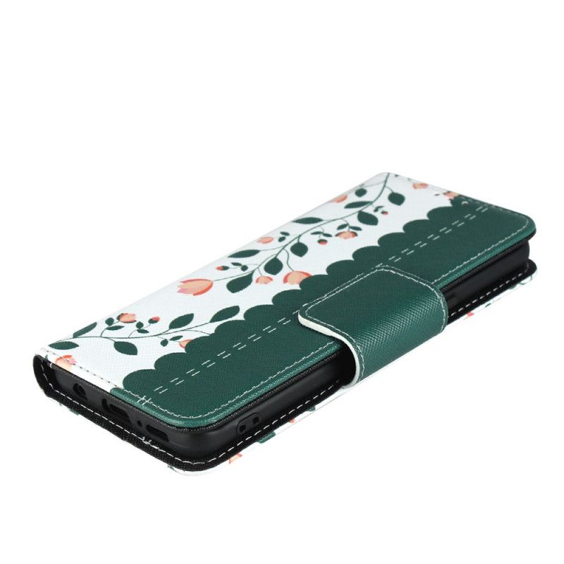 Housse Samsung Galaxy S9 Fleurettes À Lanière