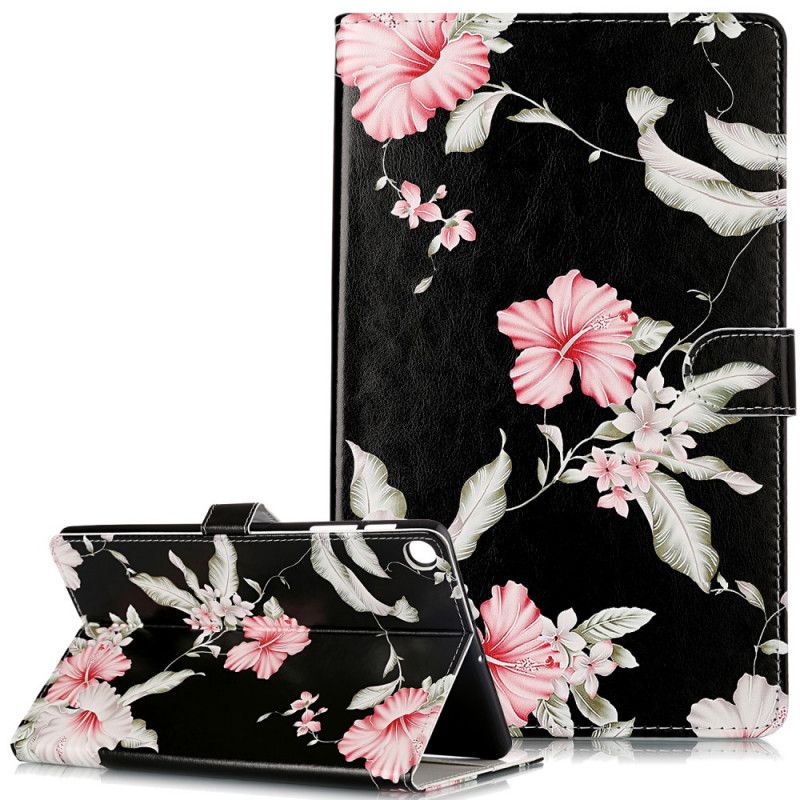 Housse Samsung Galaxy Tab A 10.1 (2019 Fleurs Roses