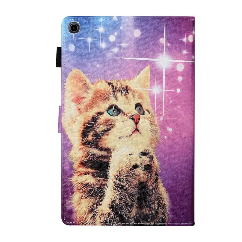 Housse Samsung Galaxy Tab A7 (2020) Chaton Attentif