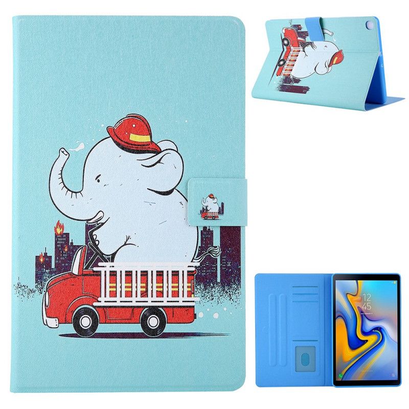 Housse Samsung Galaxy Tab A7 (2020) Éléphant Pompier