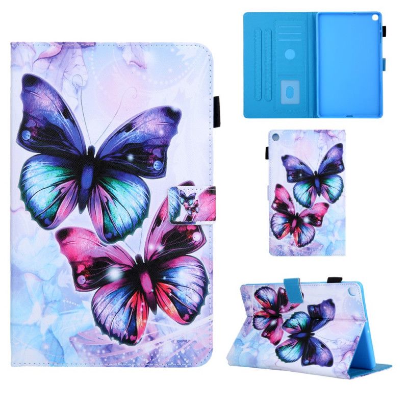 Housse Samsung Galaxy Tab A7 (2020)) Papillons Enchantés