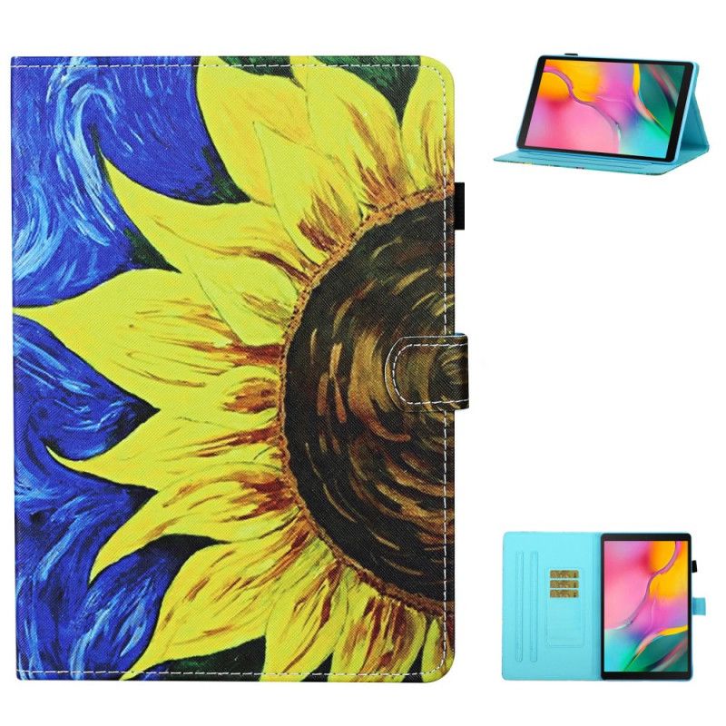 Housse Samsung Galaxy Tab A7 (2020) Tournesol Peint