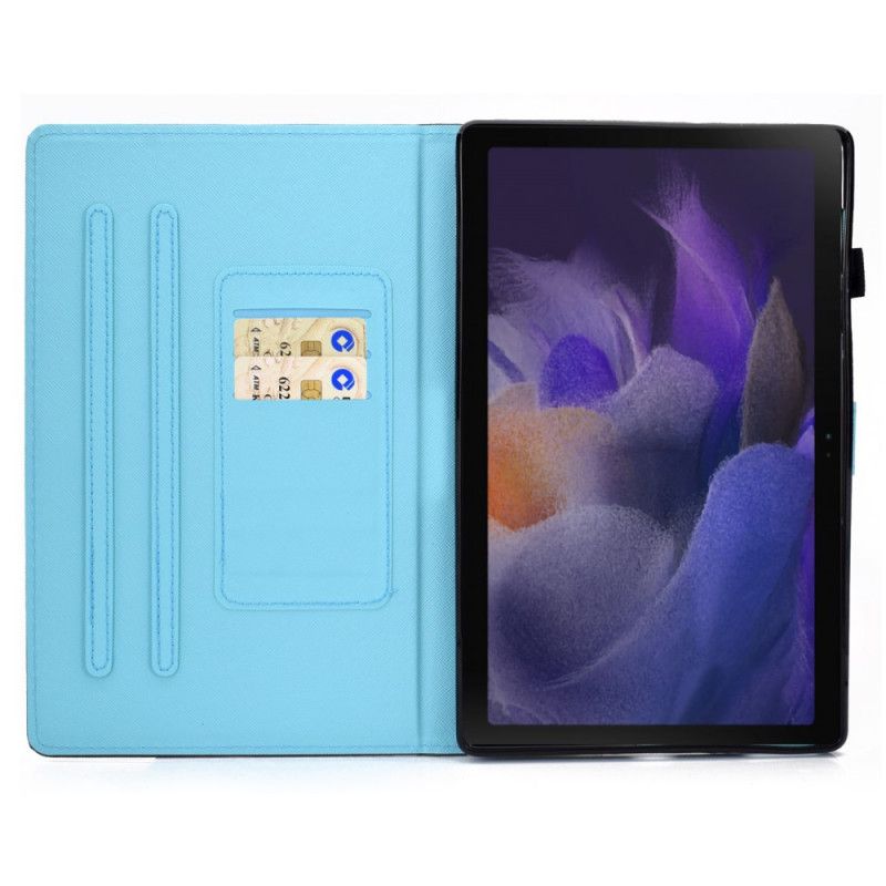 Housse Samsung Galaxy Tab A8 (2021) Mon Chaton Et Papillon