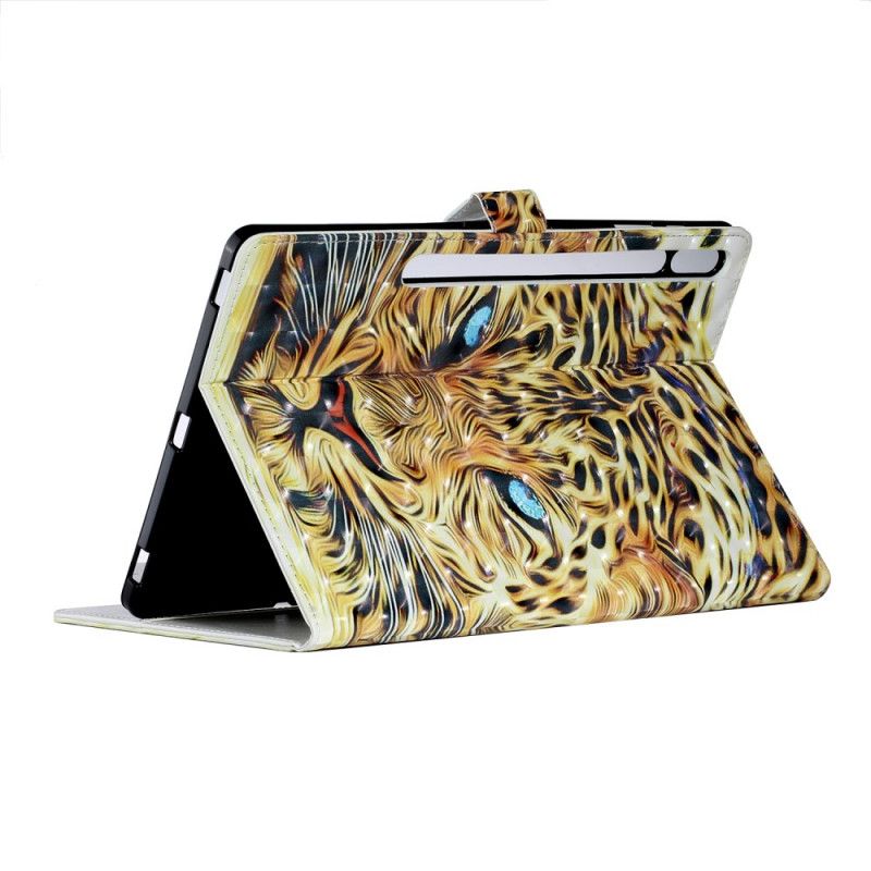 Housse Samsung Galaxy Tab S67 Plus Tigre Art