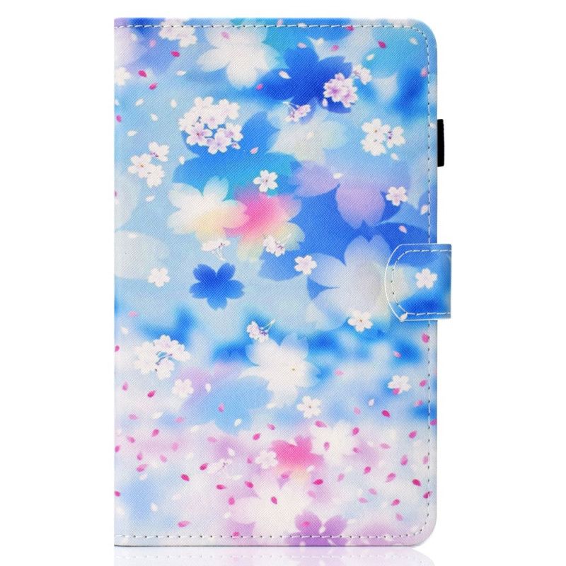 Housse Samsung Galaxy Tab S7 Fleurs Aquarelle