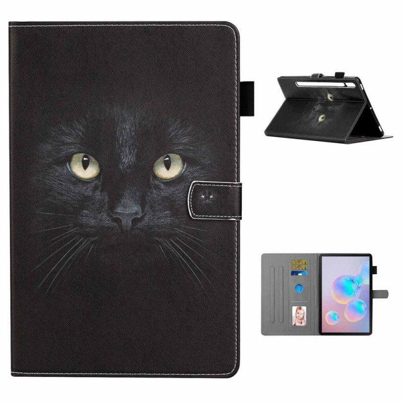 Housse Samsung Galaxy Tab S7 Plus Chat Noir