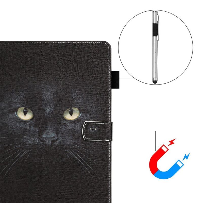 Housse Samsung Galaxy Tab S7 Plus Chat Noir