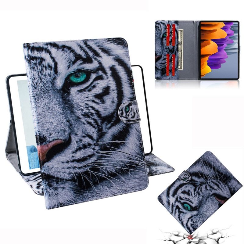 Housse Samsung Galaxy Tab S7 Tête De Tigre