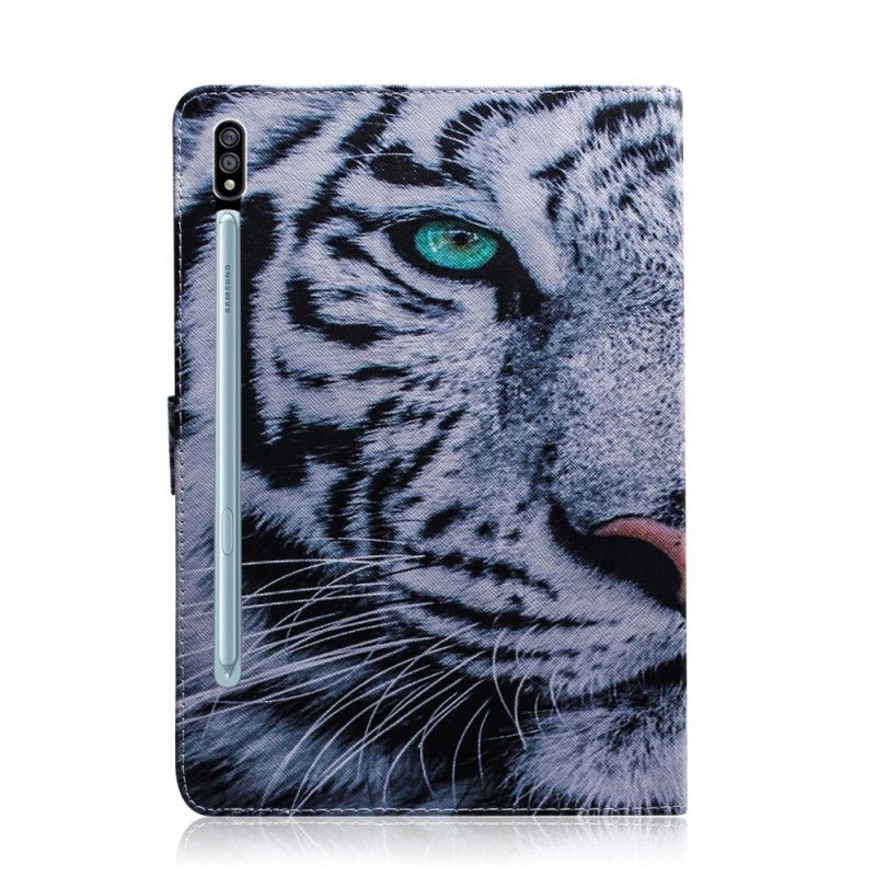 Housse Samsung Galaxy Tab S7 Tête De Tigre