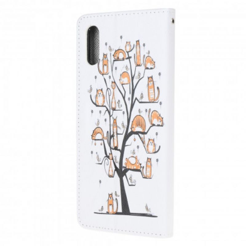 Housse Samsung Galaxy XCover 5 Funky Cats À Lanière