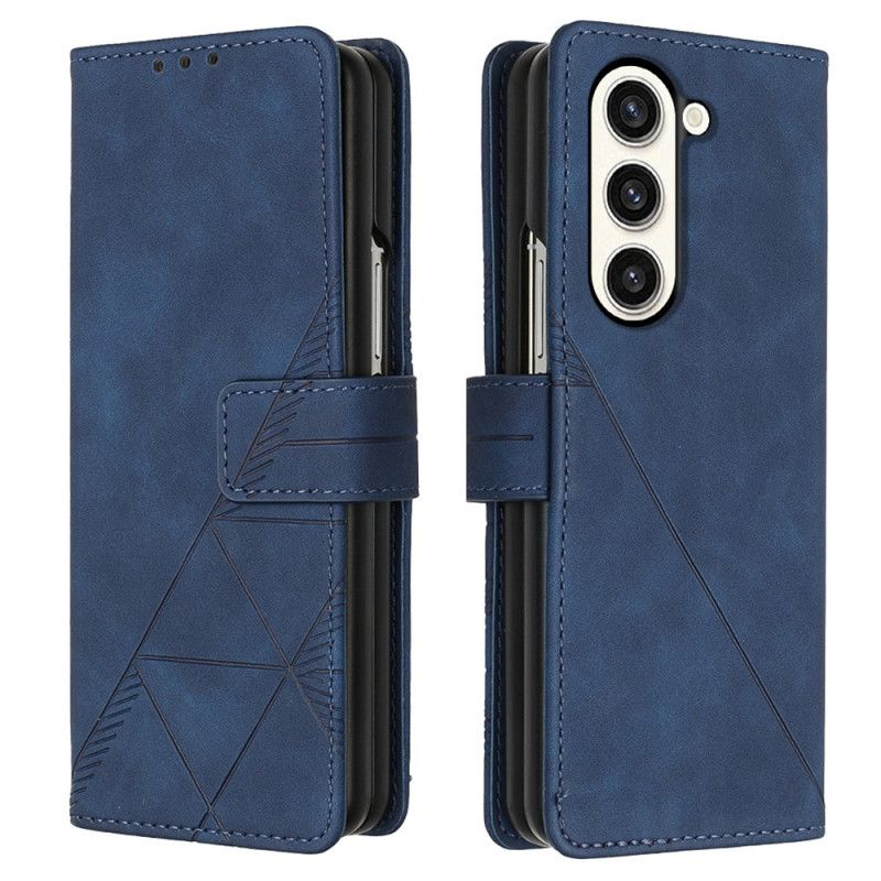 Housse Samsung Galaxy Z Fold 5 Motif Triangles