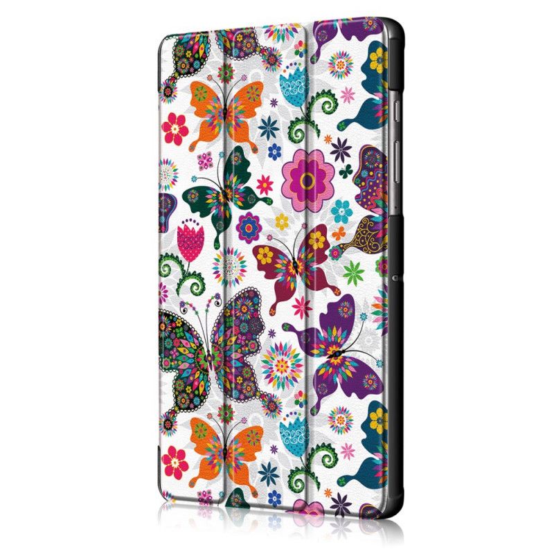 Smart Case Samsung Galaxy Tab S6 Porte-stylet Fleurs Vintage