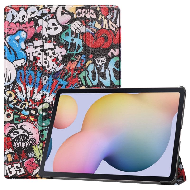 Smart Case Samsung Galaxy Tab S7 Plus Renforcée Graffitis