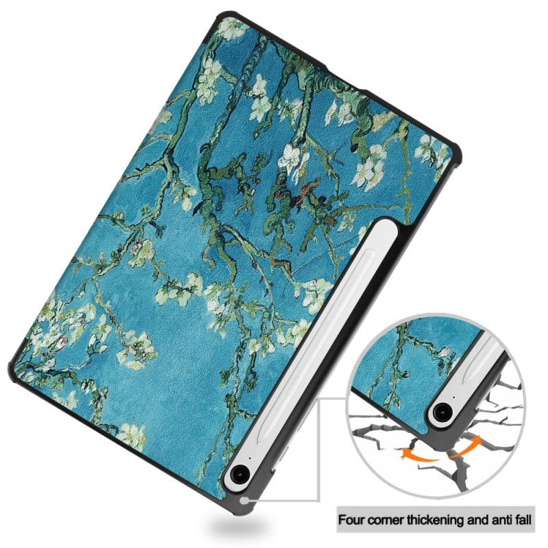 Smart Case Samsung Galaxy Tab S9 FE Fleurs d'Abricot