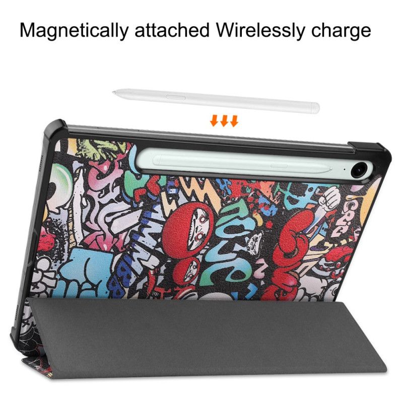 Smart Case Samsung Galaxy Tab S9 FE Graffiti Fun