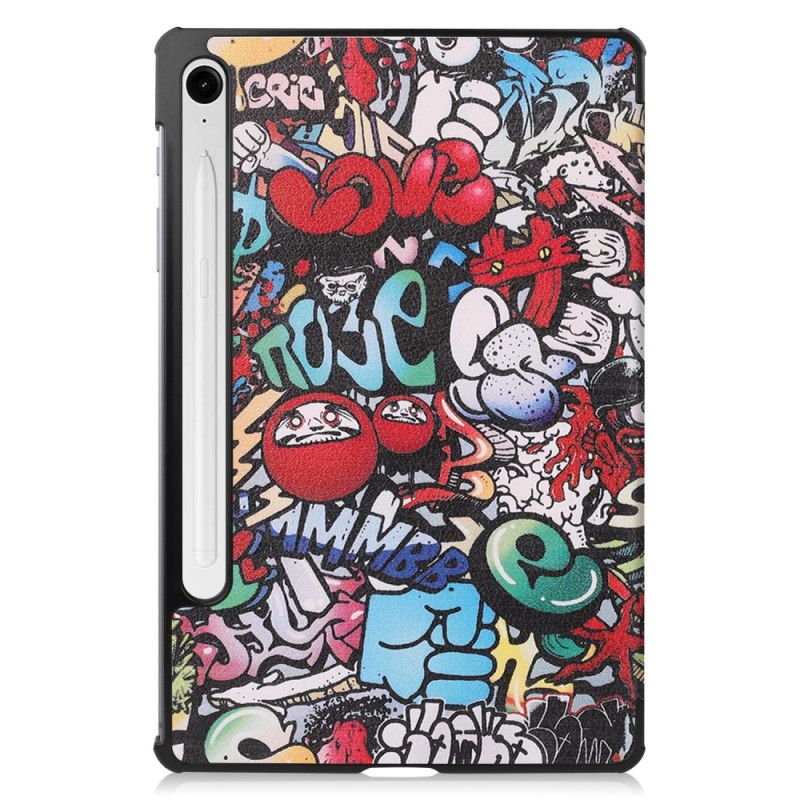 Smart Case Samsung Galaxy Tab S9 FE Graffiti Fun