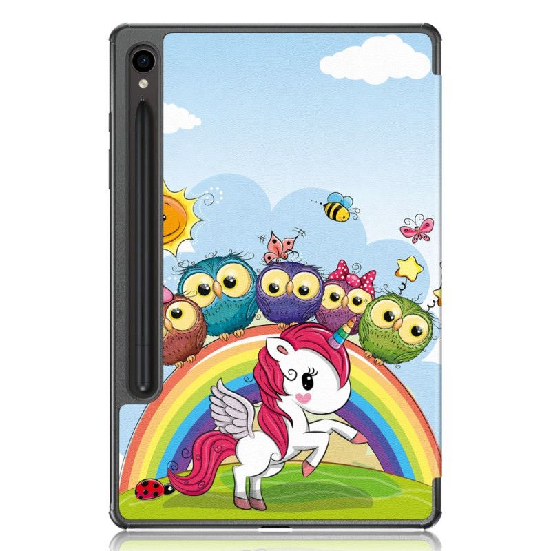 Smart Case Samsung Galaxy Tab S9 FE Licorne