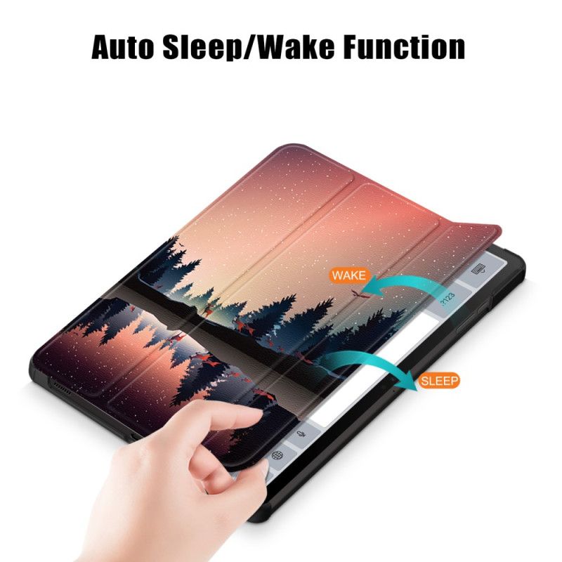 Smart Case Samsung Galaxy Tab S9 FE Renforcée Crépuscule