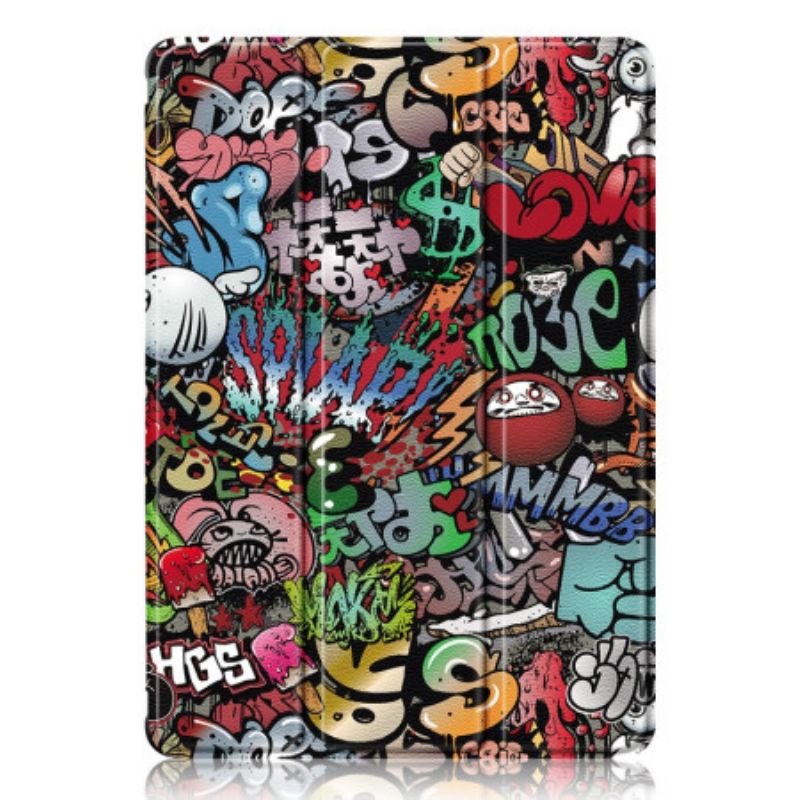 Smart Case Samsung Galaxy Tab S9 Plus Dos Transparent Graffiti