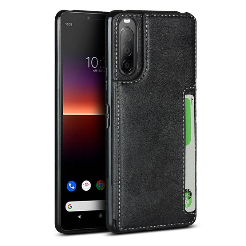 Coque Sony Xperia 10 Ii Porte-cartes Support Et Lanière