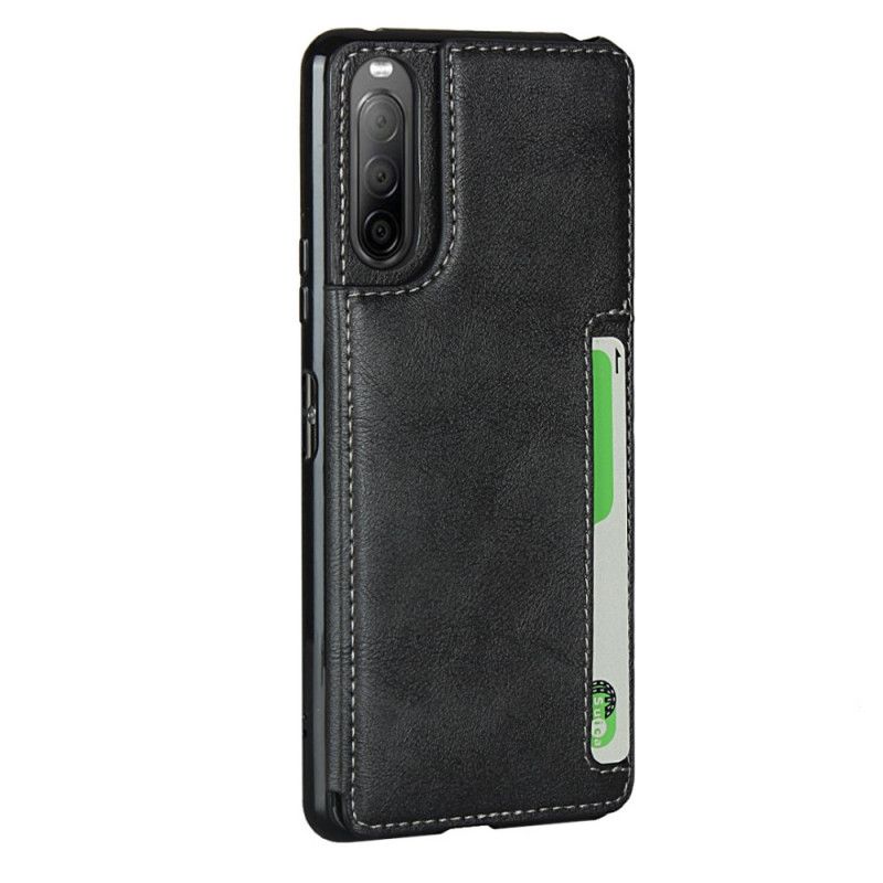 Coque Sony Xperia 10 Ii Porte-cartes Support Et Lanière