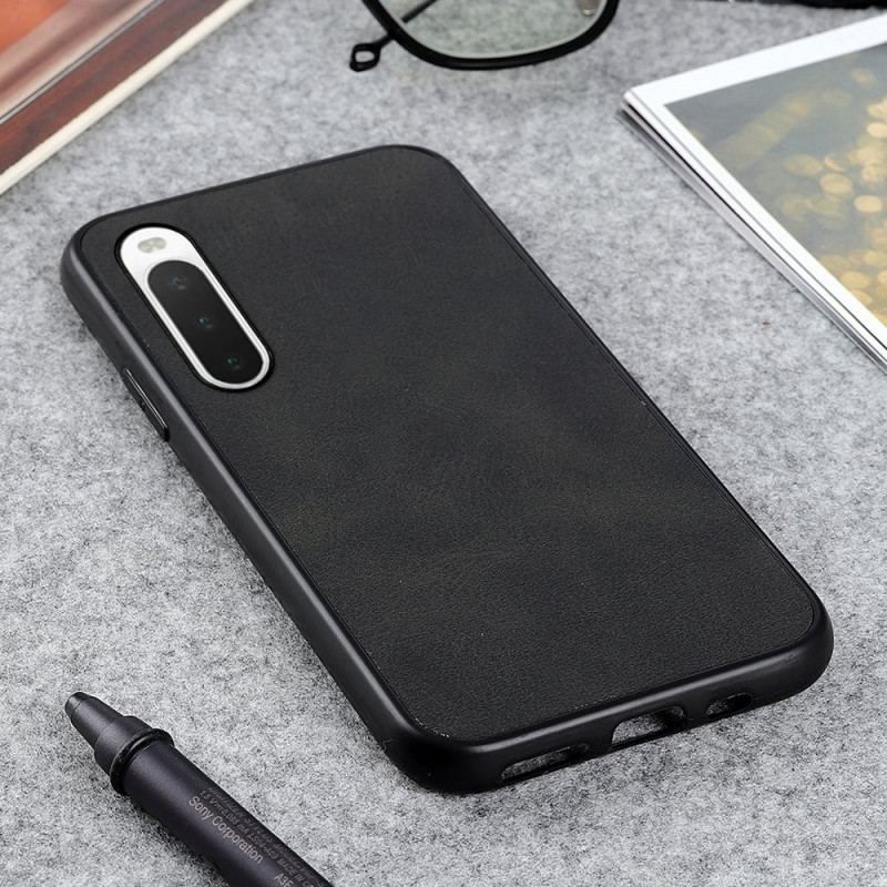 Coque Sony Xperia 10 IV Simili Cuir Texturé