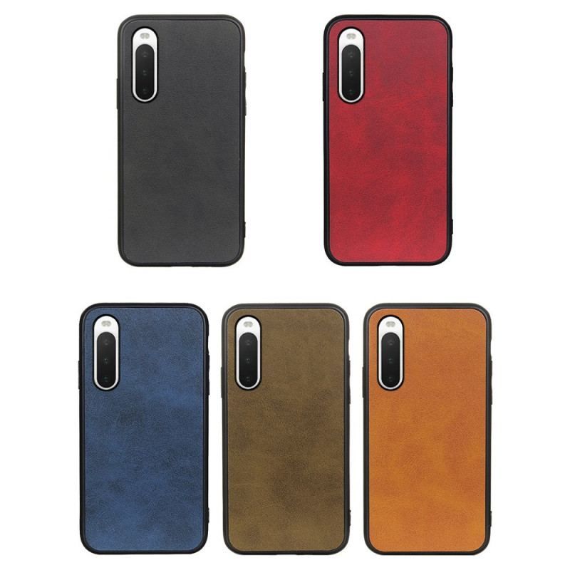 Coque Sony Xperia 10 IV Simili Cuir Texturé