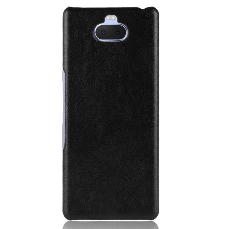 Coque Sony Xperia 10 Plus Effet Cuir Litchi Performance