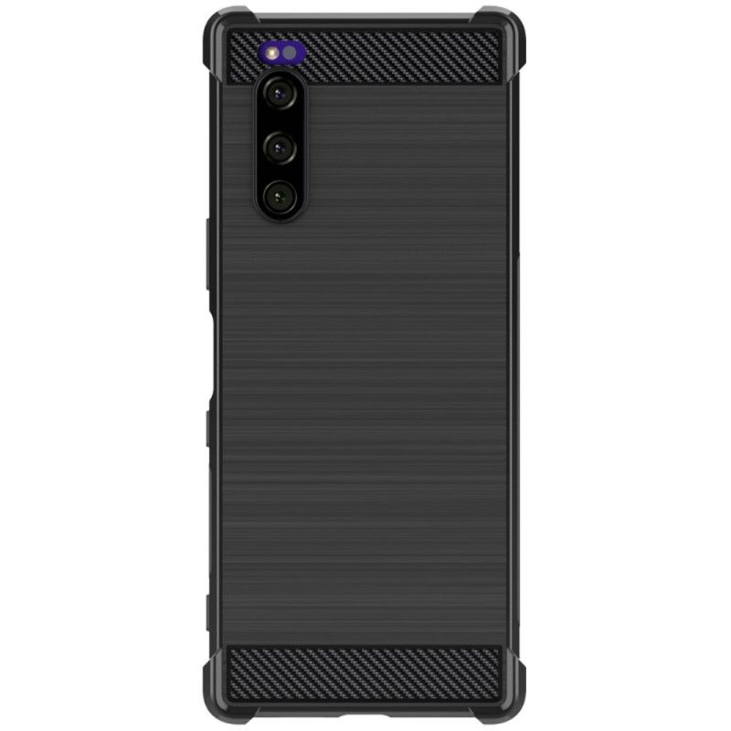 Coque Sony Xperia 5 Fibre Carbone Brossée Imak