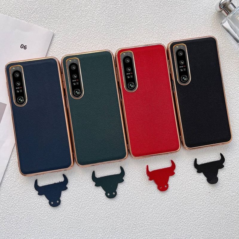 Coque Sony Xperia 5 IV Vrai Cuir