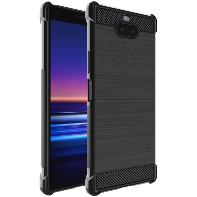 Coque Sony Xperia 8 Fibre Carbone Brossée Imak