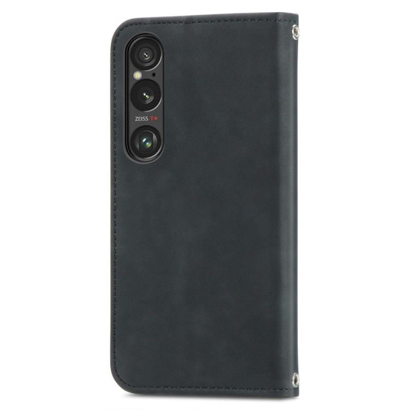 Flip Cover Sony Xperia 1 VI Effet Daim