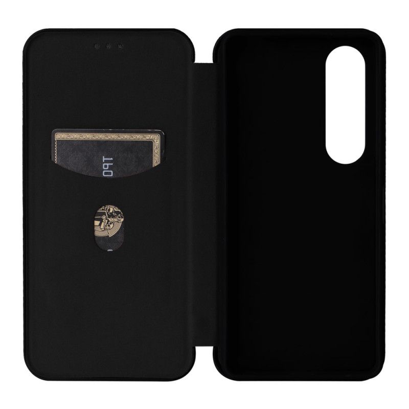 Flip Cover Sony Xperia 1 VI Fibre Carbone