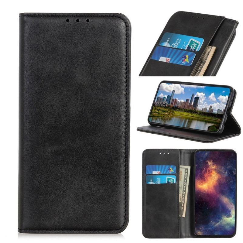 Flip Cover Sony Xperia 10 IV Cuir Fendu