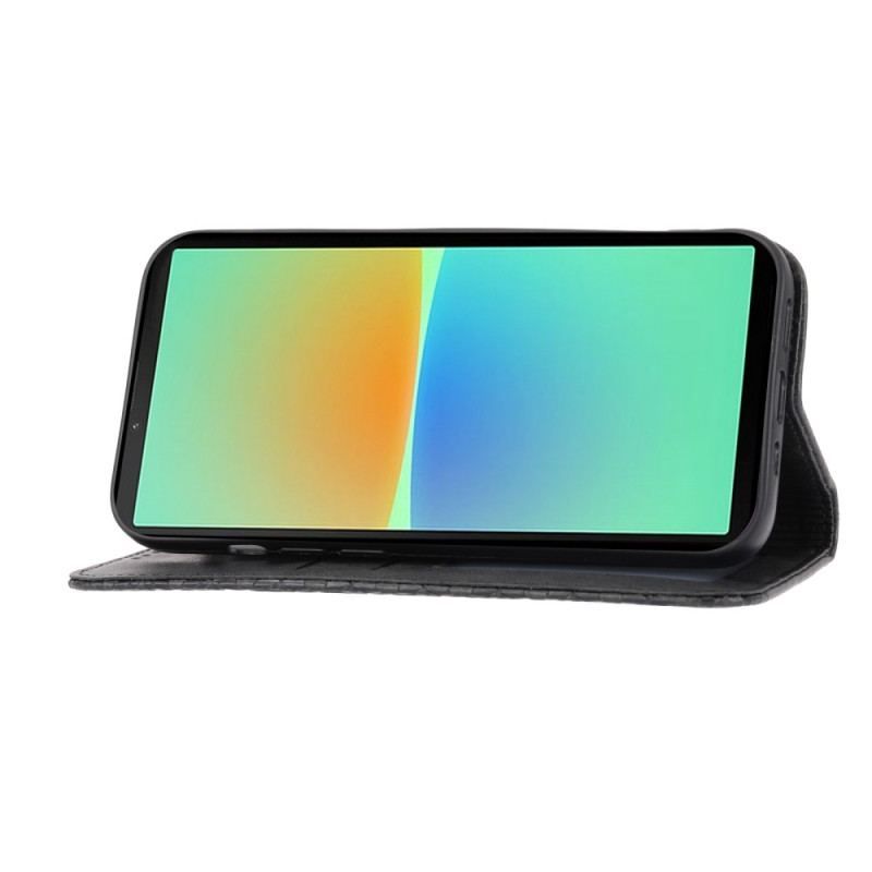 Flip Cover Sony Xperia 10 IV Style Cuir Motif 3D avec Lanière