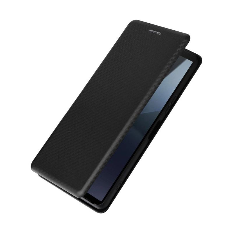 Flip Cover Sony Xperia 10 VI Fibre Carbone