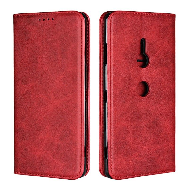 Flip Cover Sony Xperia Xz3 Effet Cuir